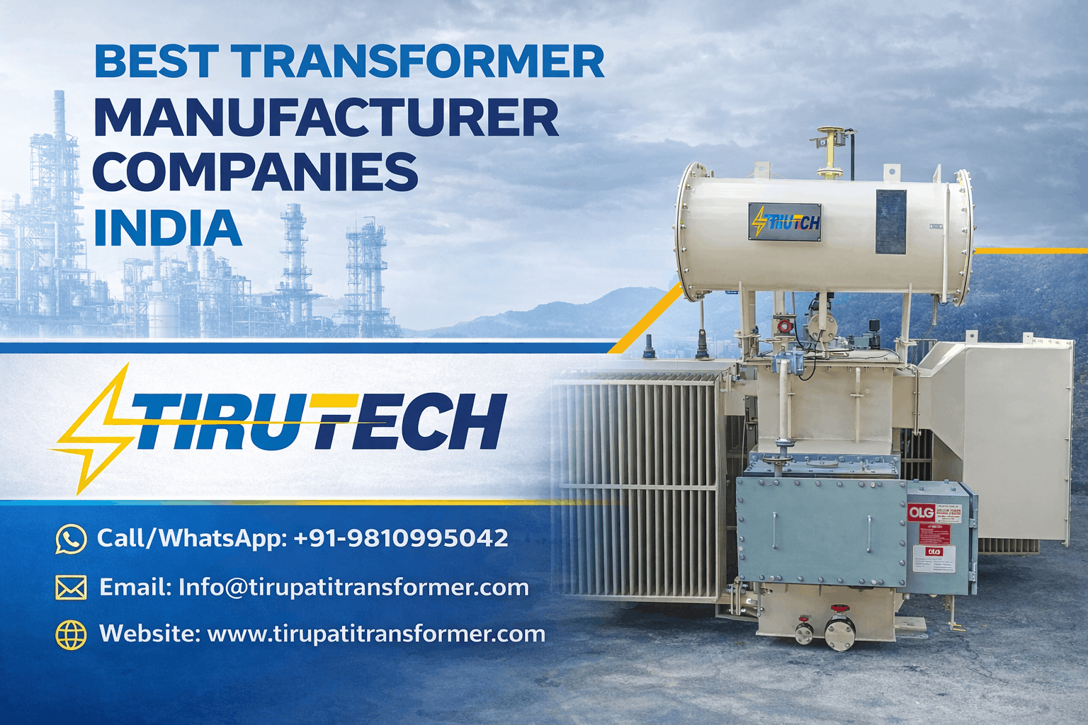 Best Transformer Manufacturer Companies India