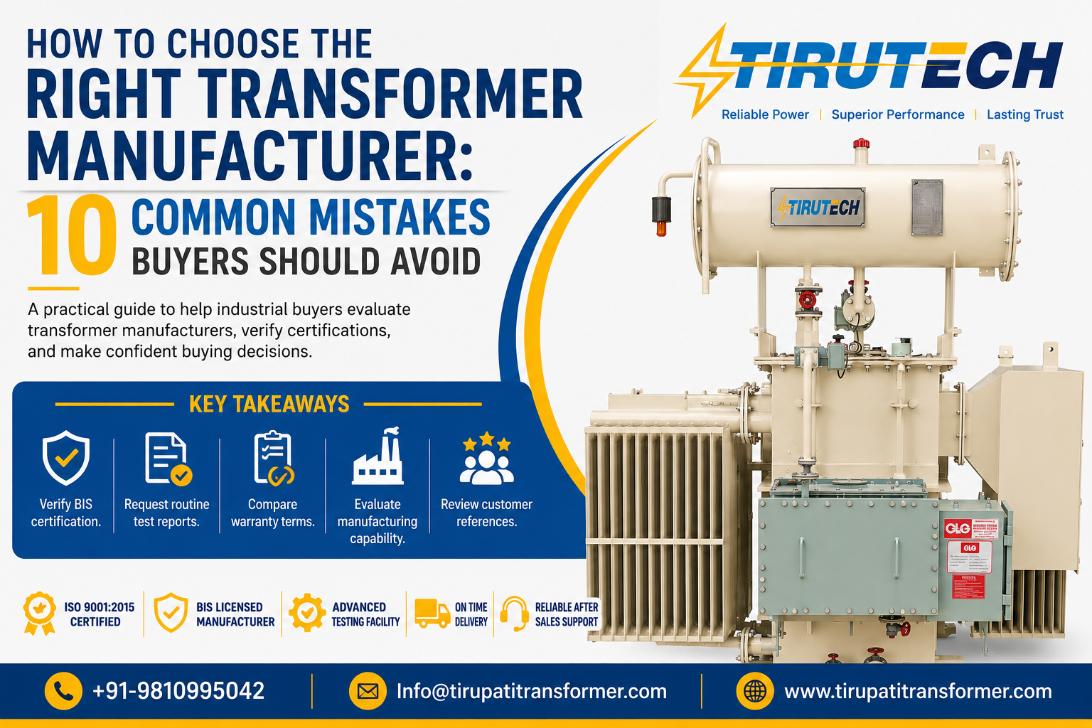 How to Choose the Right Transformer Manufacturer