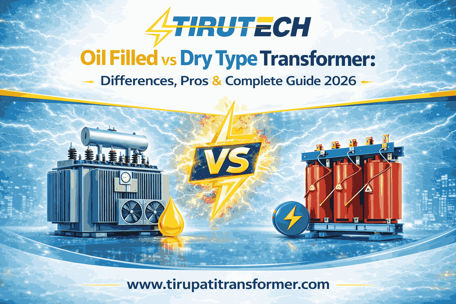 Oil-Filled vs Dry Type Transformer