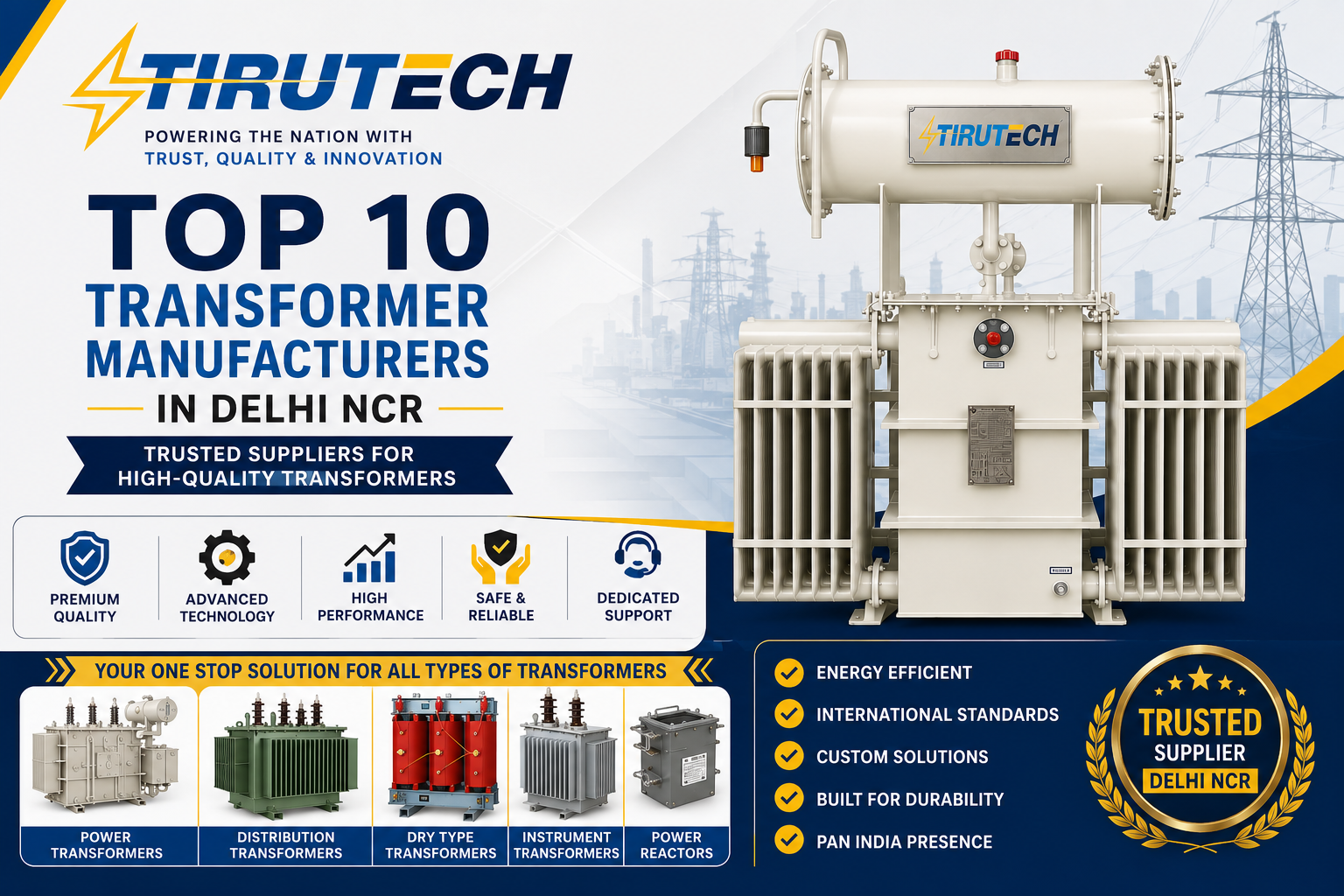 Transformer Manufacturers in Delhi NCR